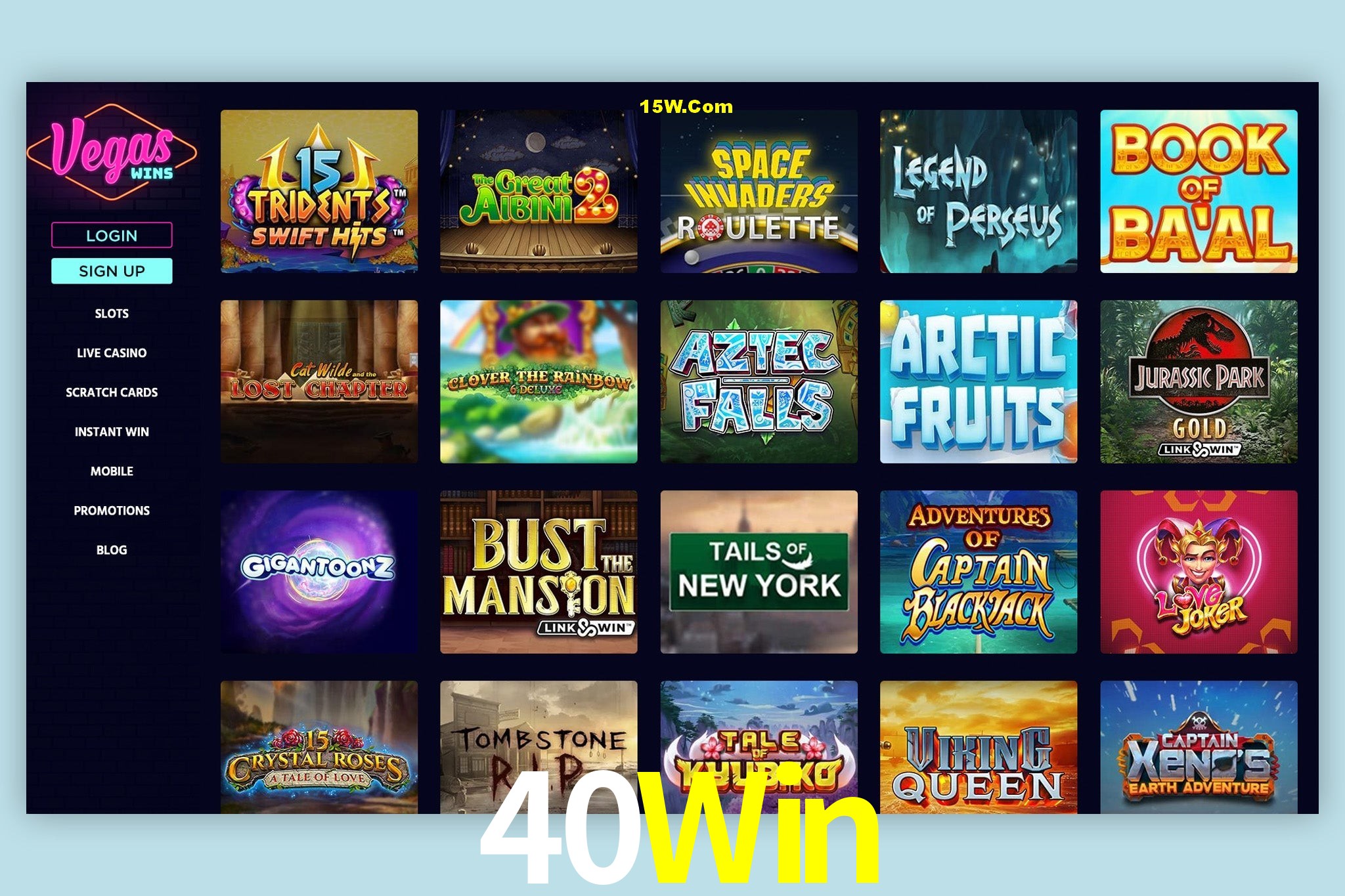 Live Casino 40Win