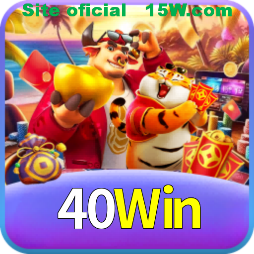 Imagem promocional da 40Win mostrando a plataforma e suas vantagens